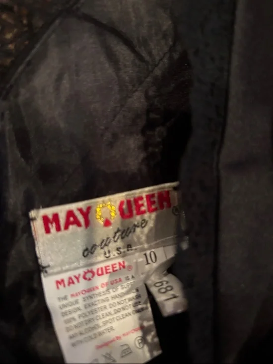 May Queen Black Sleeveless Fringe Tiered Mini Dress - Picture 3 of 4